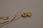 Antique round pocket watch-style locket