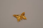 Vintage Spanish Damascene butterfly brooch