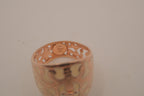 Vintage floral enamel dome ring
