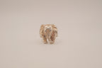 Vintage Sterling silver sculpted elephant ring