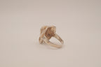 Vintage Sterling silver sculpted elephant ring