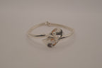 Avon Twin overlapping Calla Lily bangle bracelet