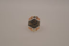Reworked hand-engraved scrollwork ring