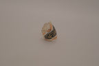 Reworked hand-engraved scrollwork ring