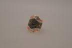 Reworked hand-engraved scrollwork ring