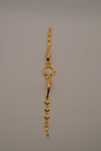 Vintage-style dolphin bracelet watch