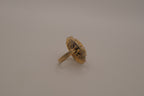 Vintage honey-amber cocktail ring&nbsp;