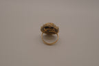 Vintage honey-amber cocktail ring&nbsp;