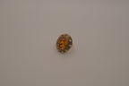 Vintage honey-amber cocktail ring&nbsp;
