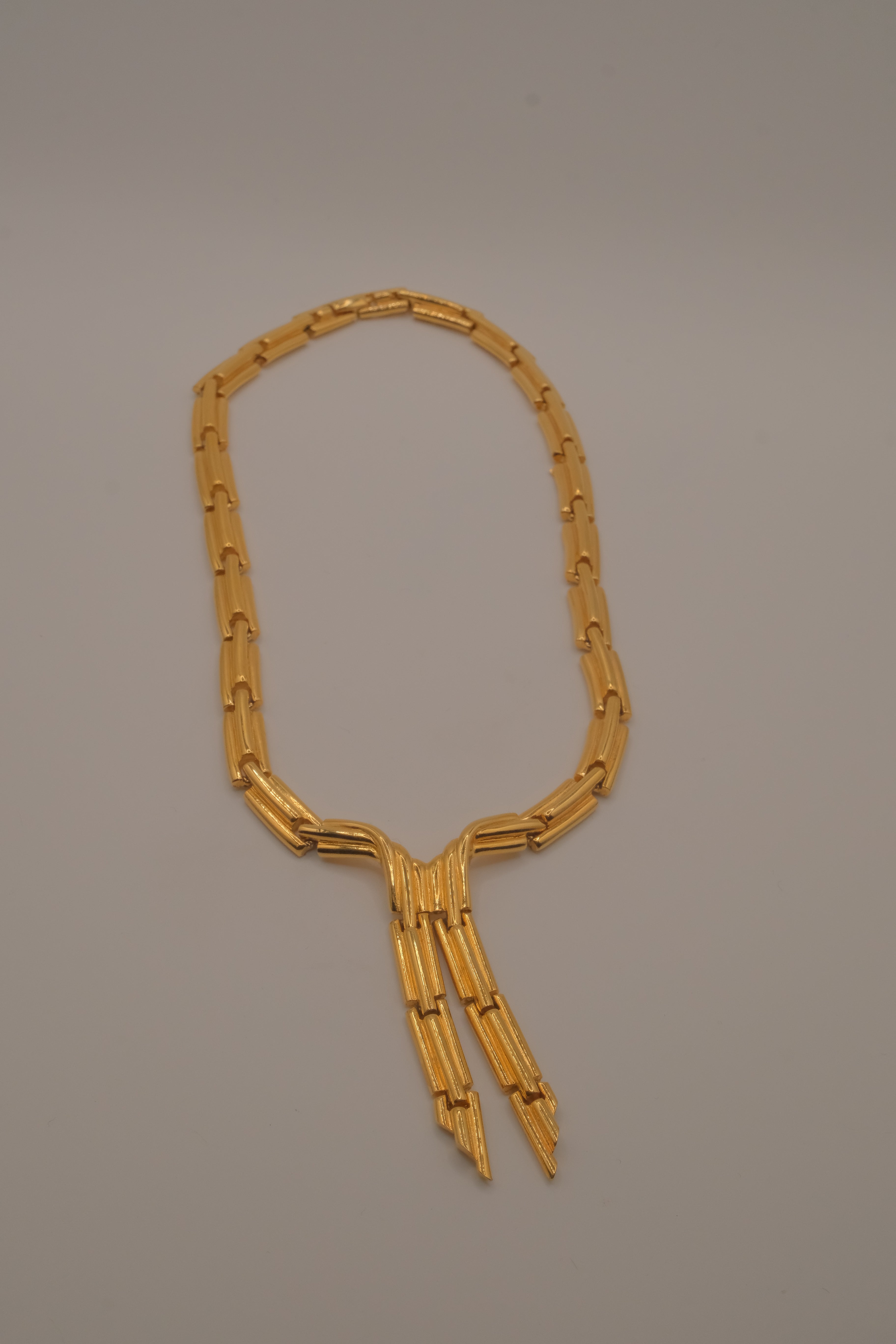 Vintage Mid-Century Art Deco cascade necklace