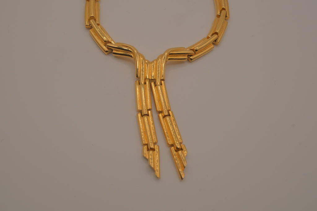 Vintage Mid-Century Art Deco cascade necklace