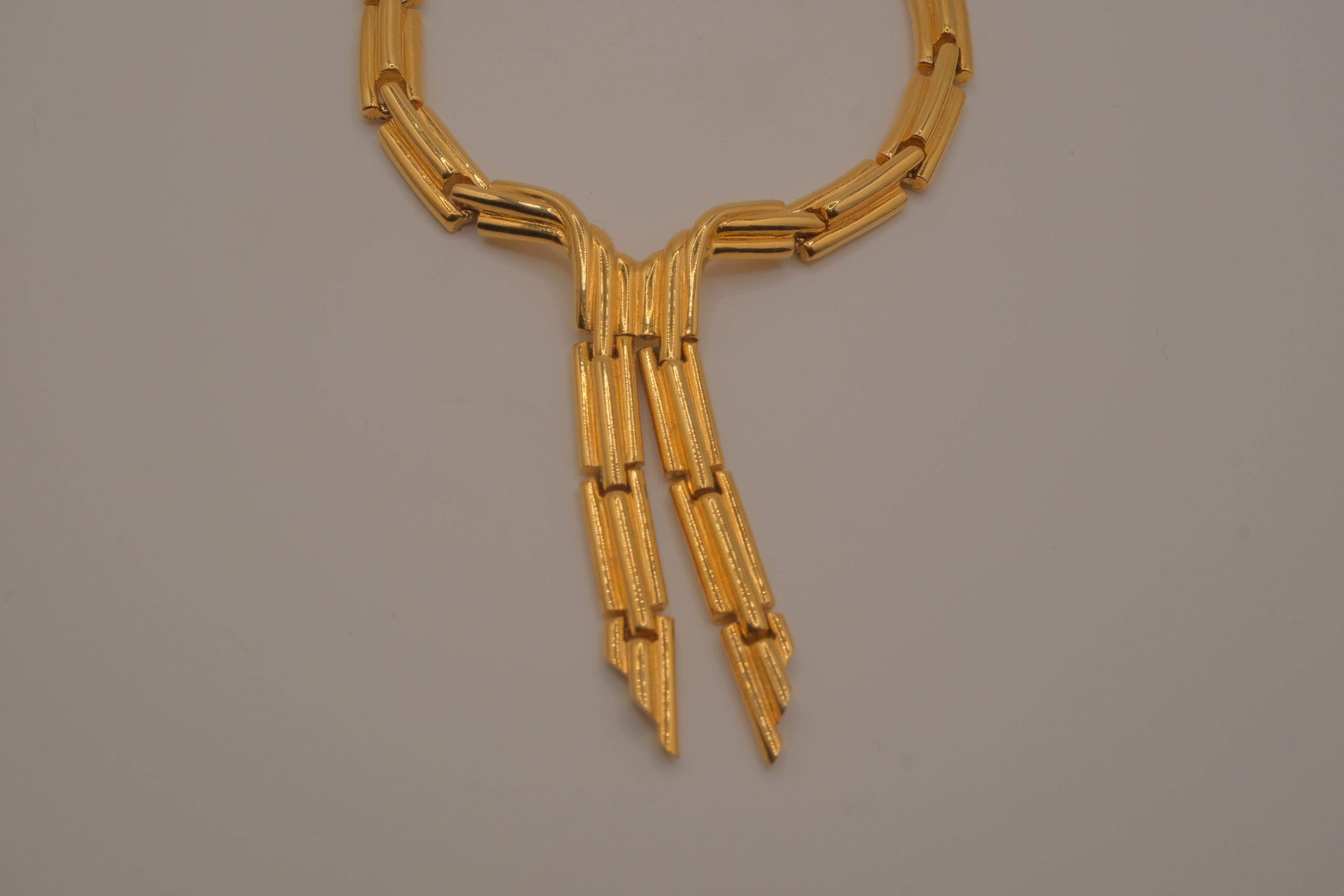 Vintage Mid-Century Art Deco cascade necklace