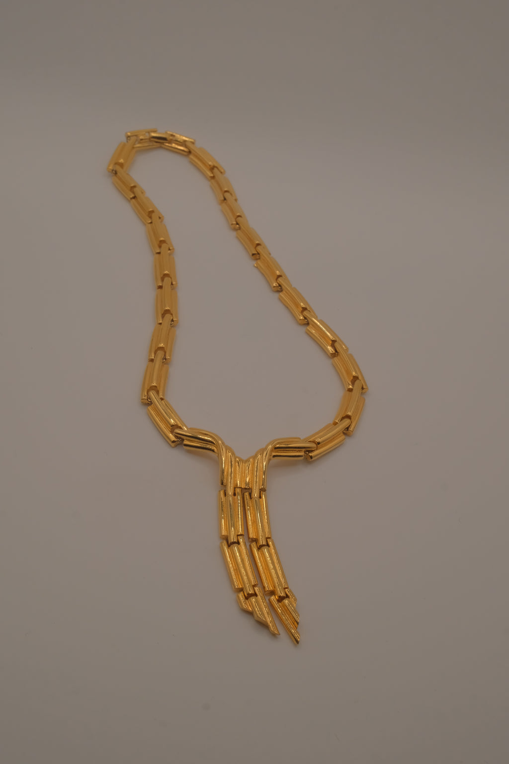 Vintage Mid-Century Art Deco cascade necklace
