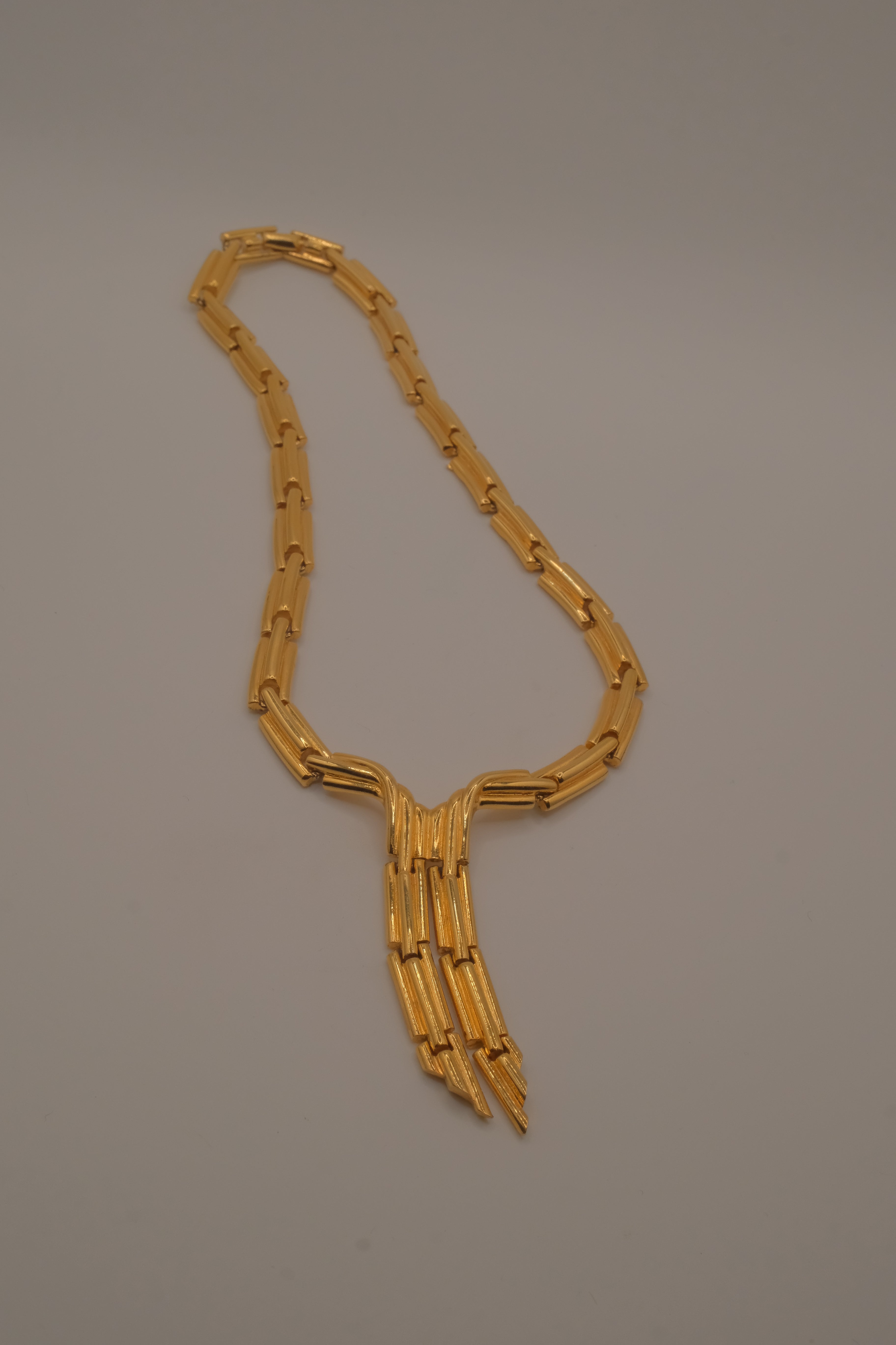 Vintage Mid-Century Art Deco cascade necklace