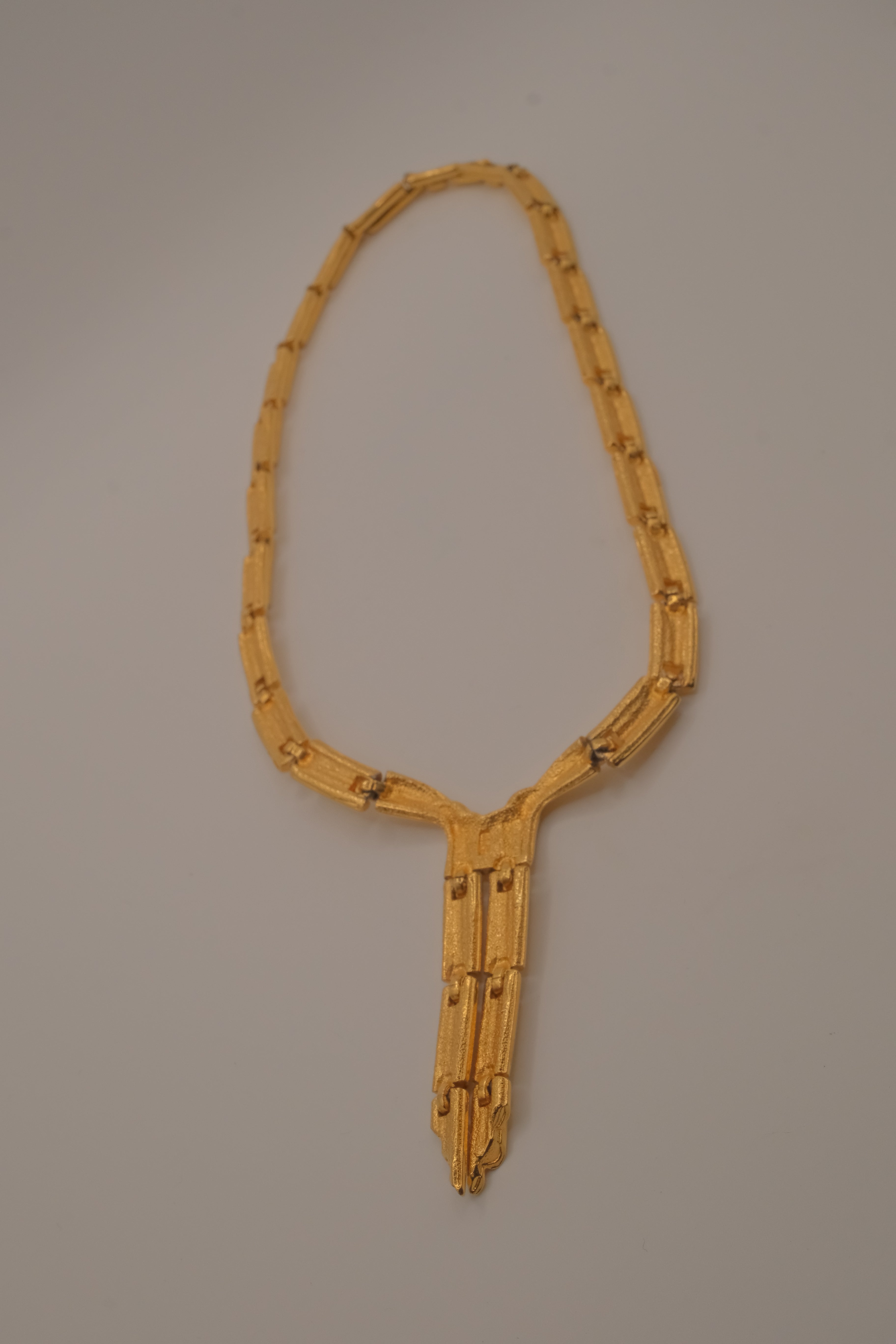 Vintage Mid-Century Art Deco cascade necklace