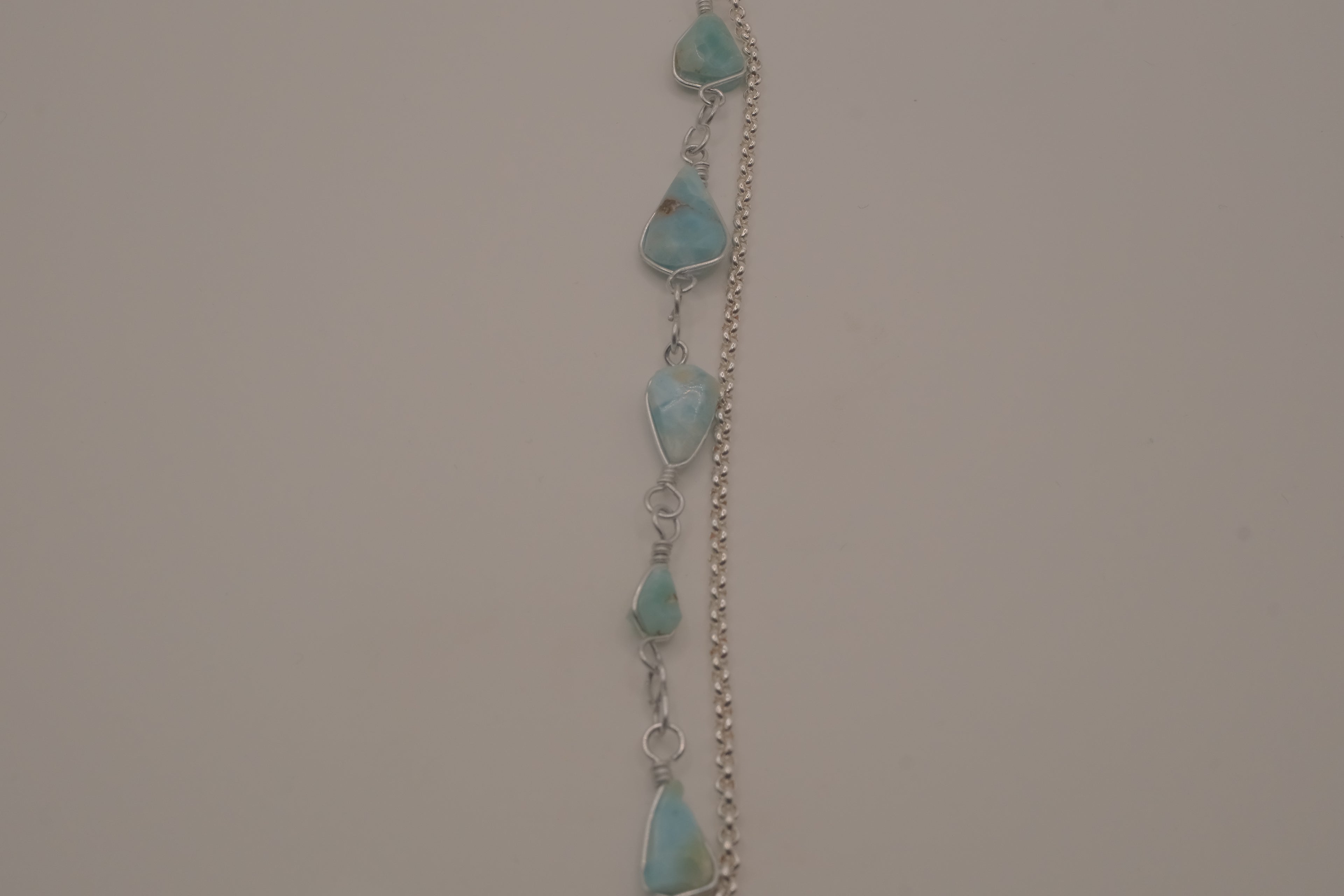 Reworked Larimar bracelet