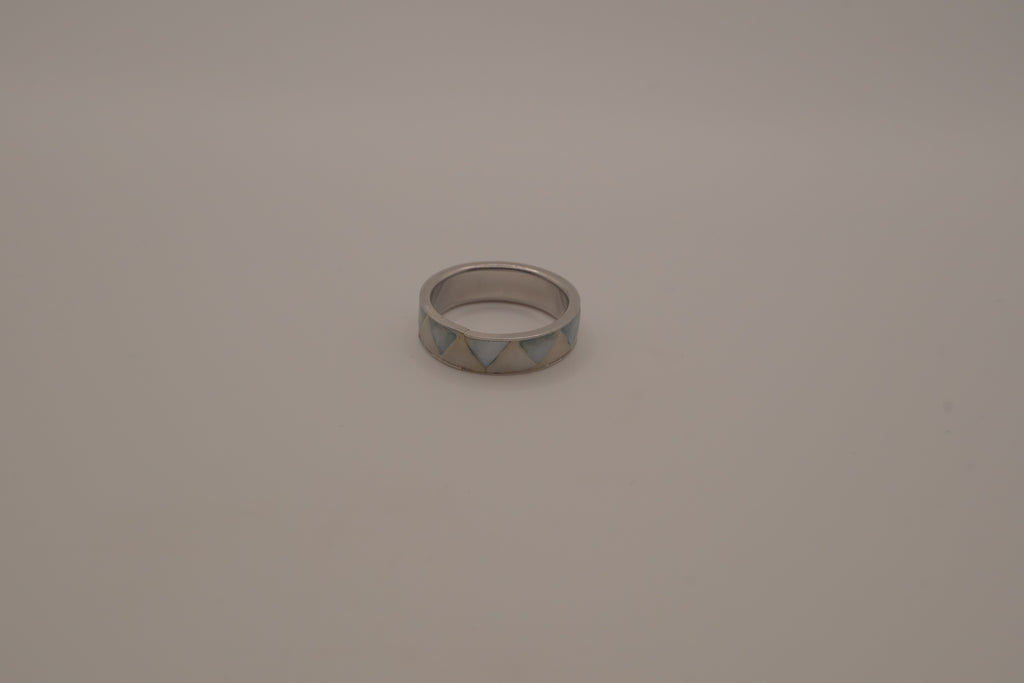 Pearl and Abalone inlay ring