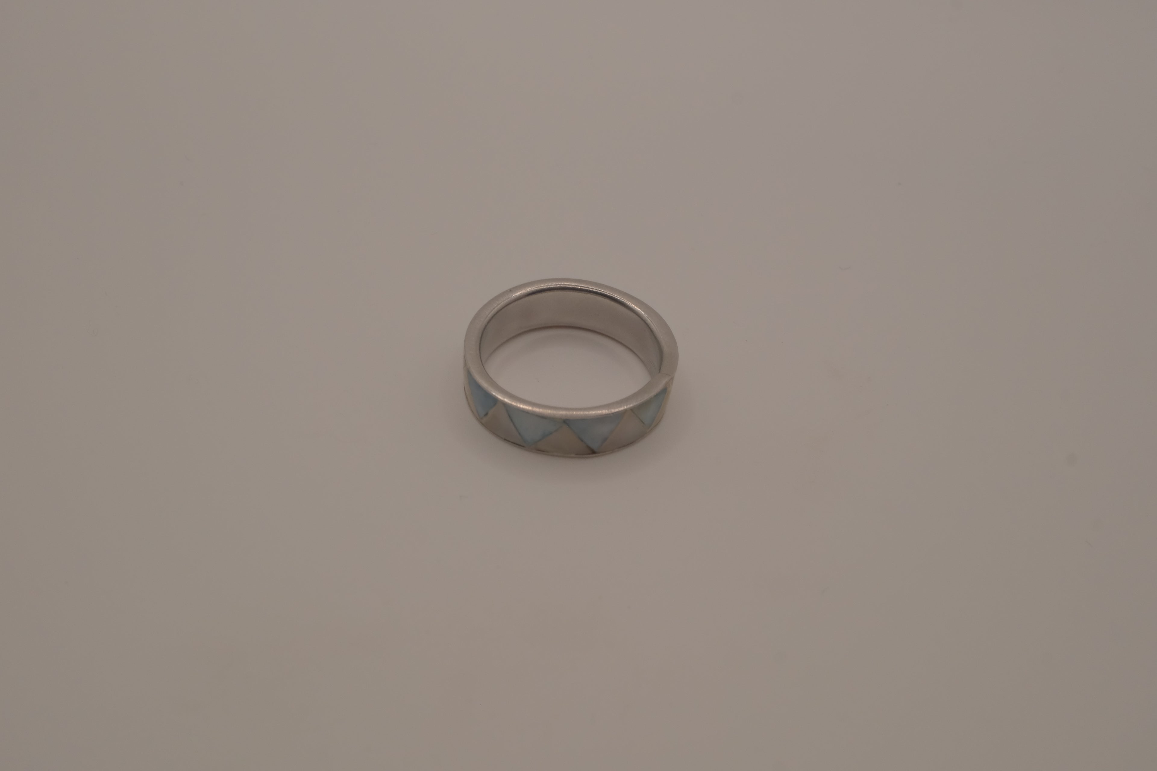 Pearl and Abalone inlay ring