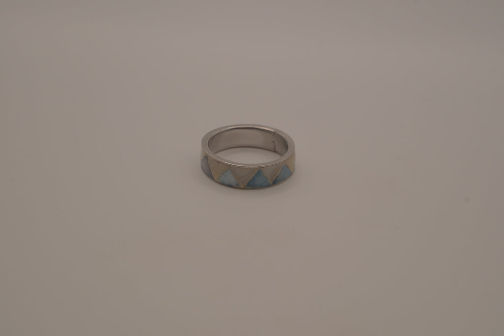 Pearl and Abalone inlay ring