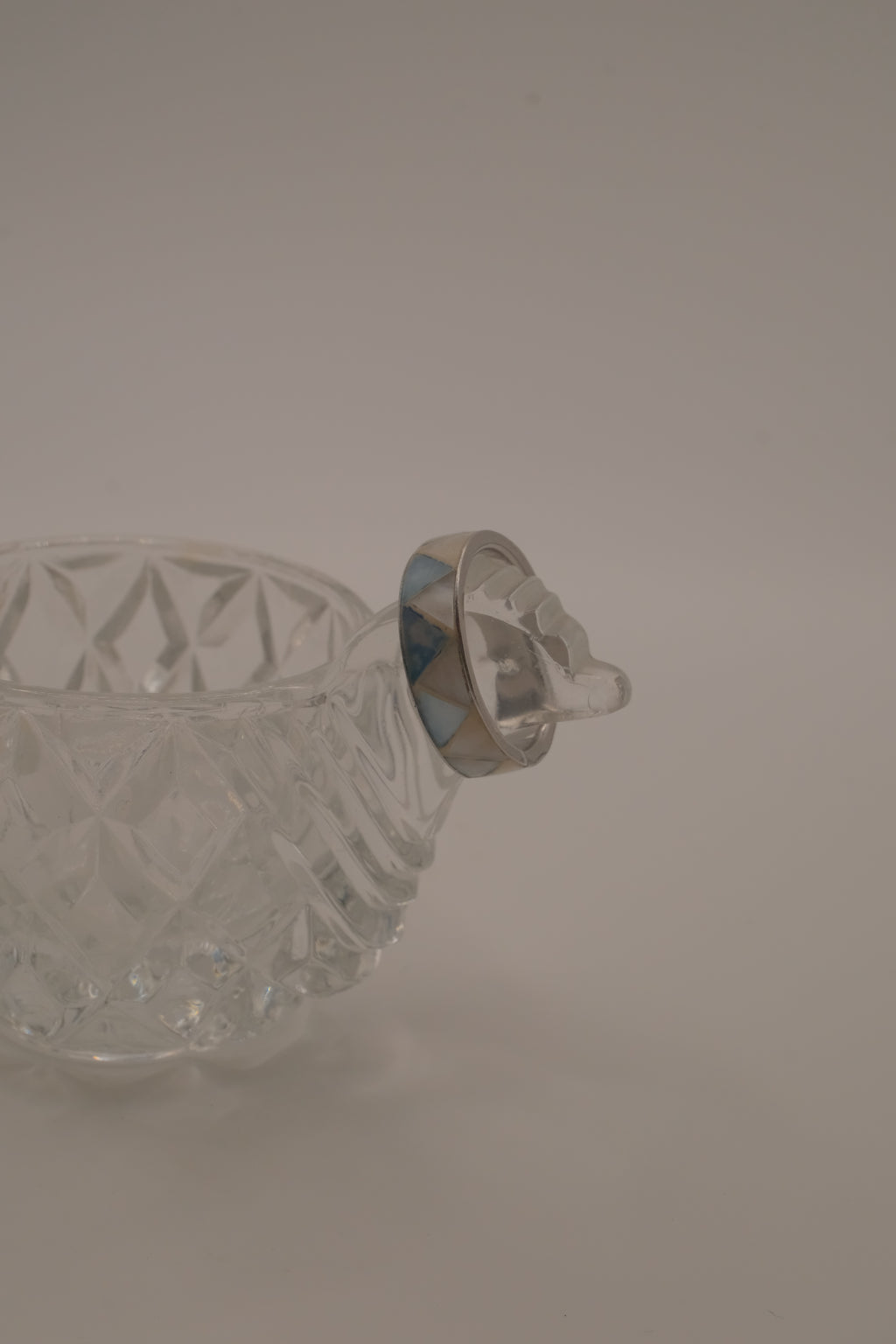 Pearl and Abalone inlay ring