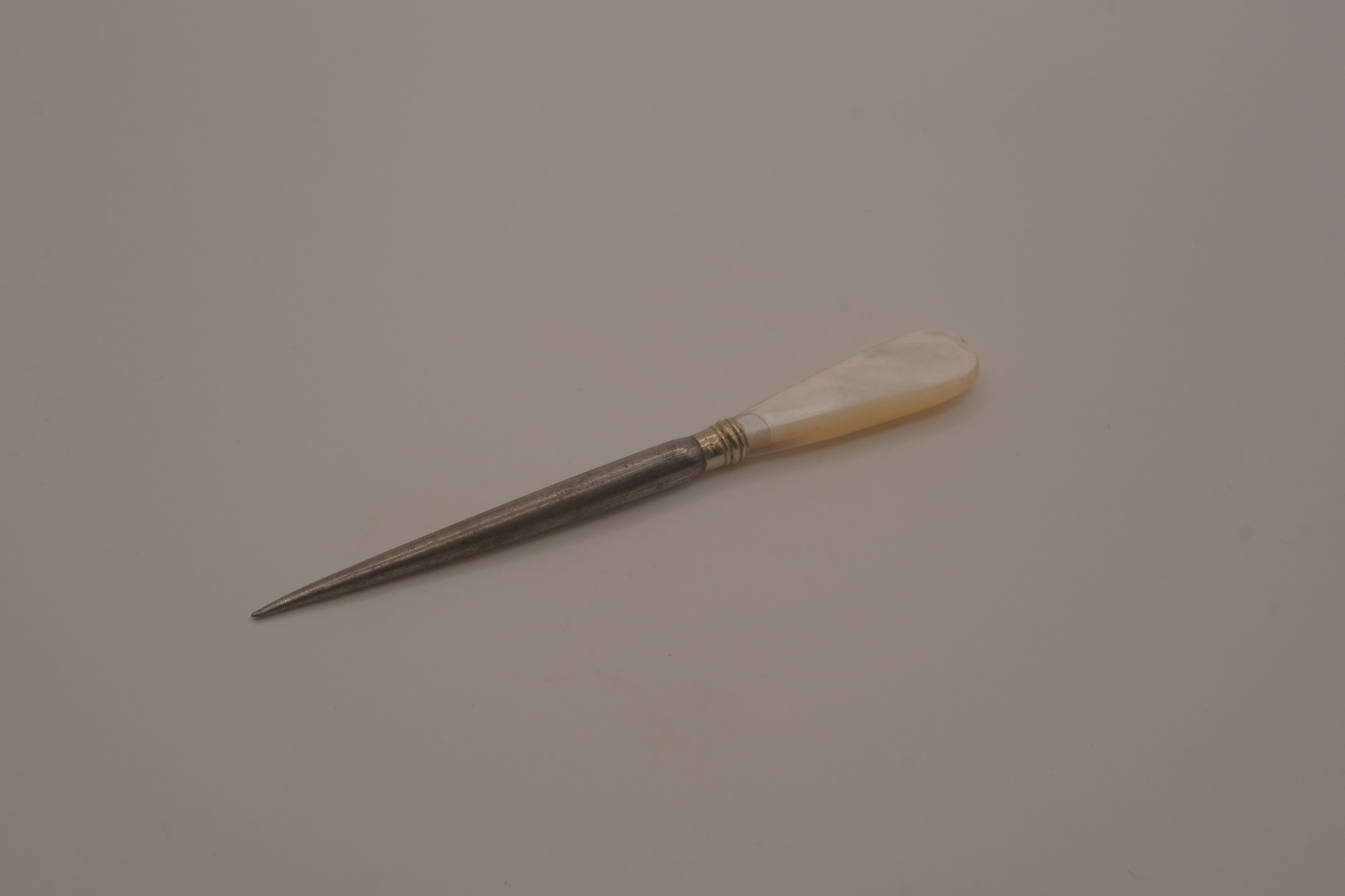 Antique Victorian-era Mother of Pearl hair stick
