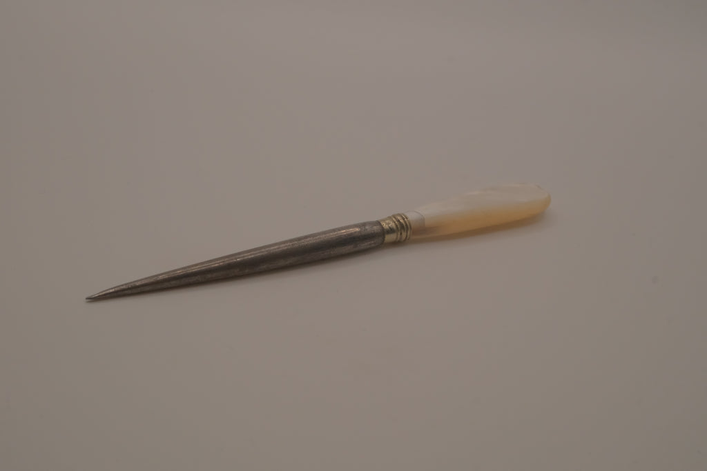 Antique Victorian-era Mother of Pearl hair stick