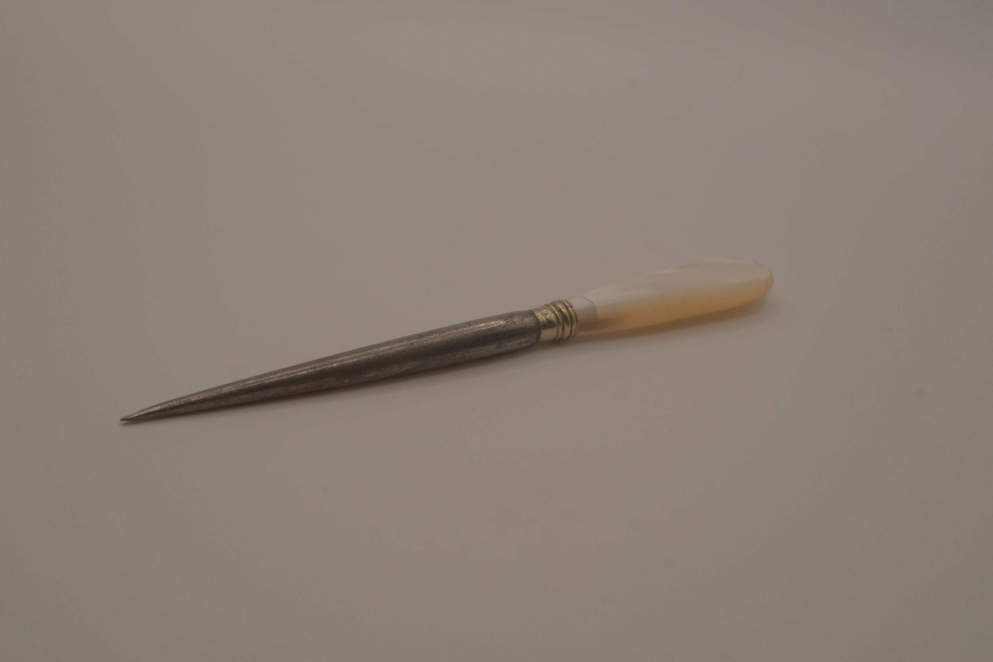 Antique Victorian-era Mother of Pearl hair stick