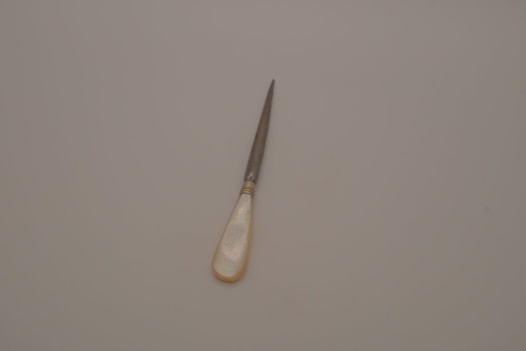 Antique Victorian-era Mother of Pearl hair stick
