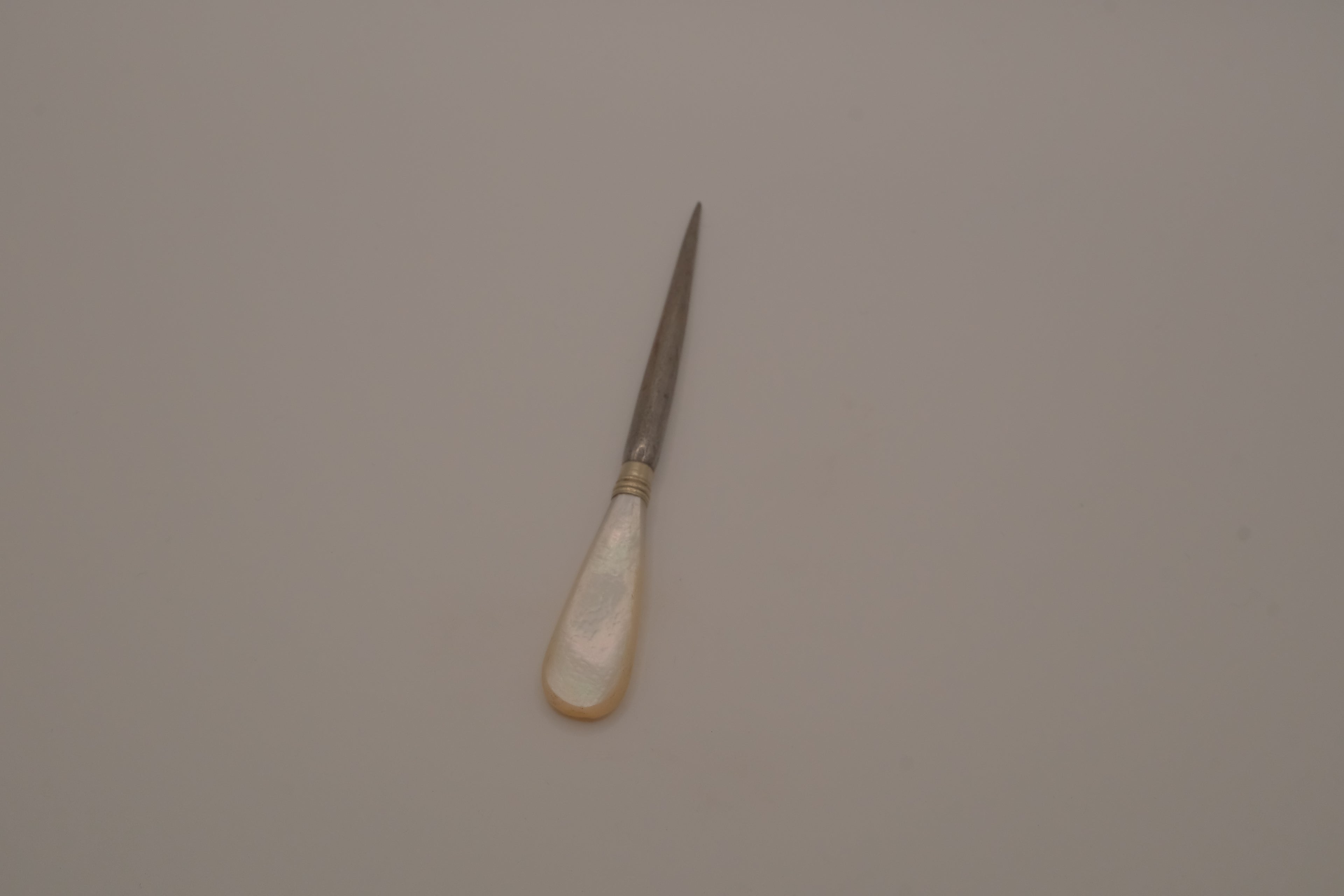 Antique Victorian-era Mother of Pearl hair stick