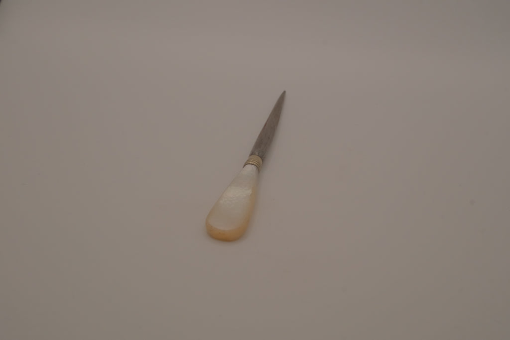 Antique Victorian-era Mother of Pearl hair stick