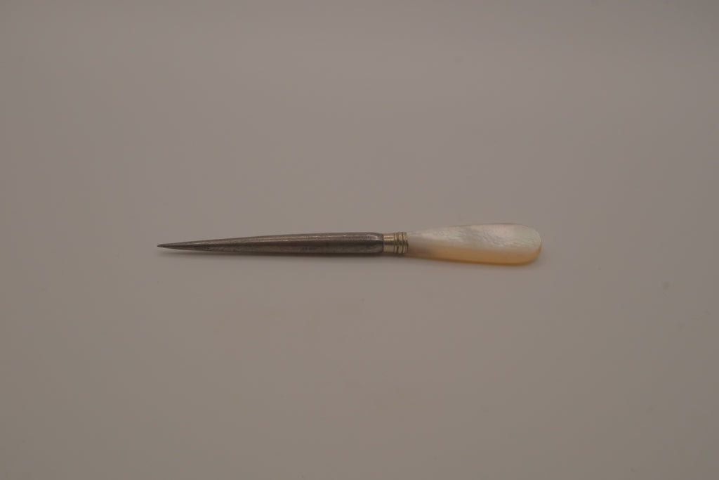 Antique Victorian-era Mother of Pearl hair stick