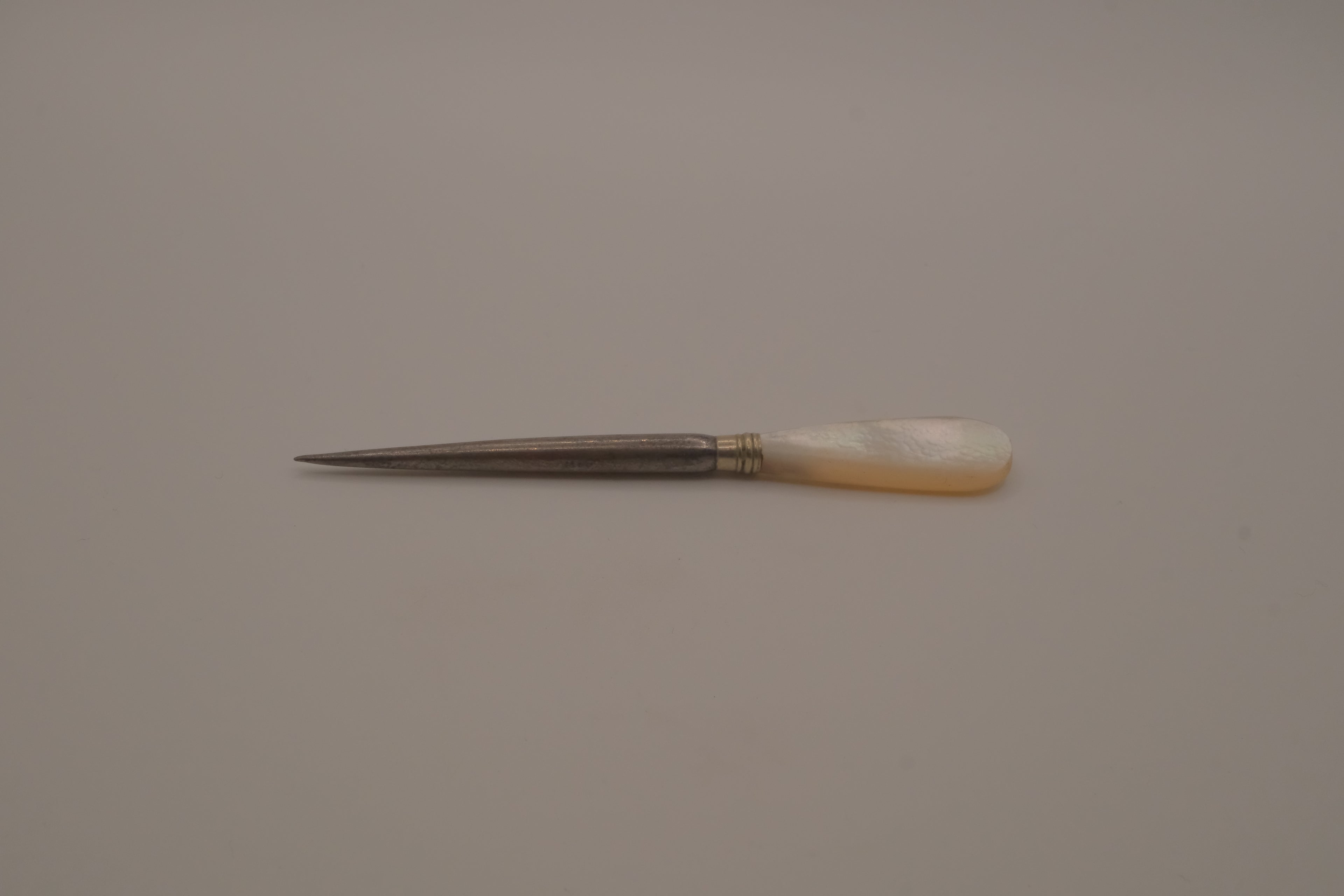 Antique Victorian-era Mother of Pearl hair stick