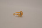 Vintage gold statement ring