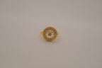 Vintage gold statement ring