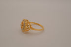 Vintage gold statement ring