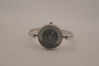 Sleek bezel frame bangle bracelet watch
