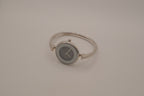 Sleek bezel frame bangle bracelet watch