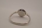 Sleek bezel frame bangle bracelet watch