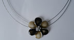 Vintage Enamel Flower Choker