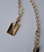 Vintage Gold Butterfly Necklace