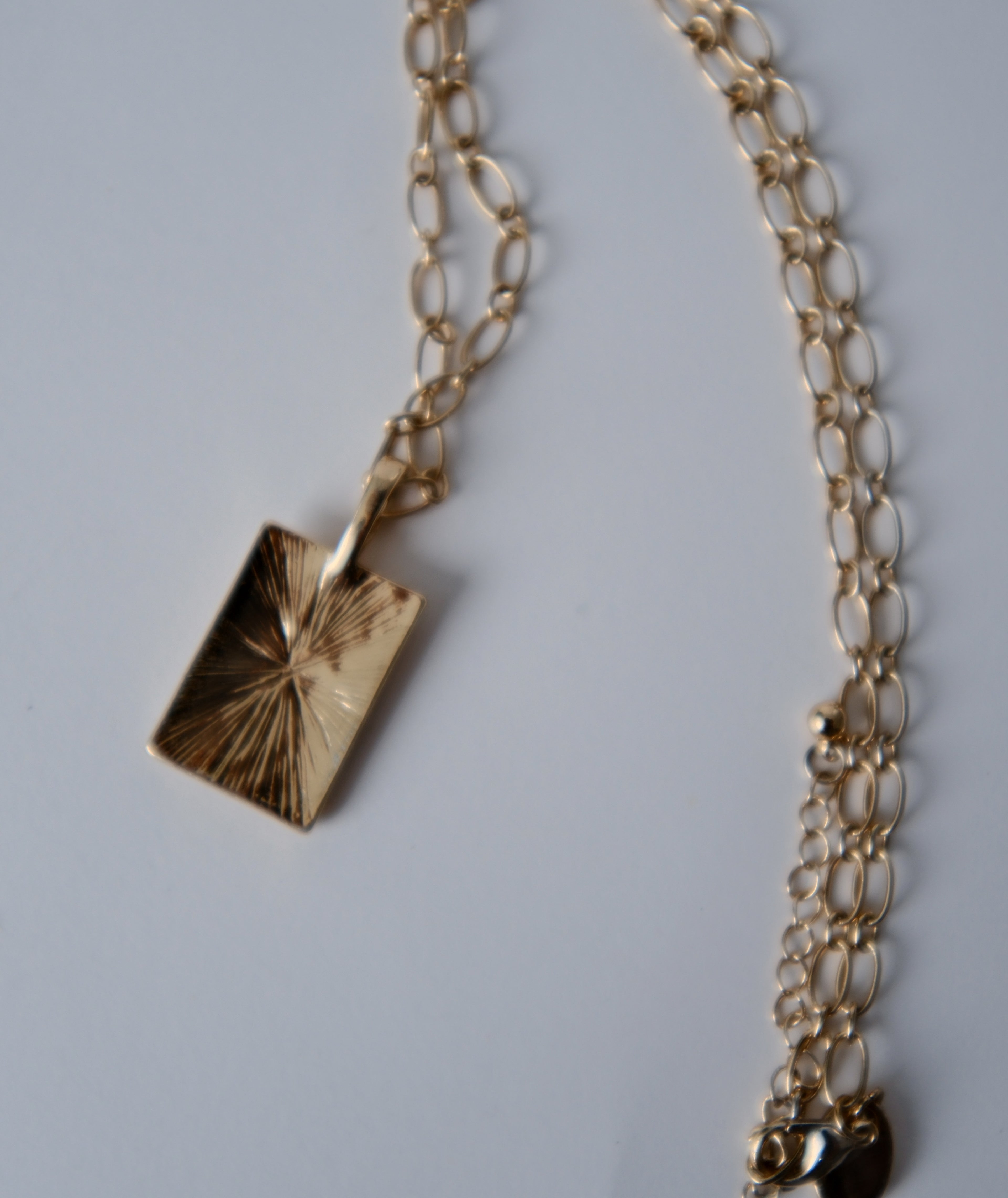 Vintage Gold Butterfly Necklace
