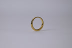 18K Gold Plated Ring with Rhinestones