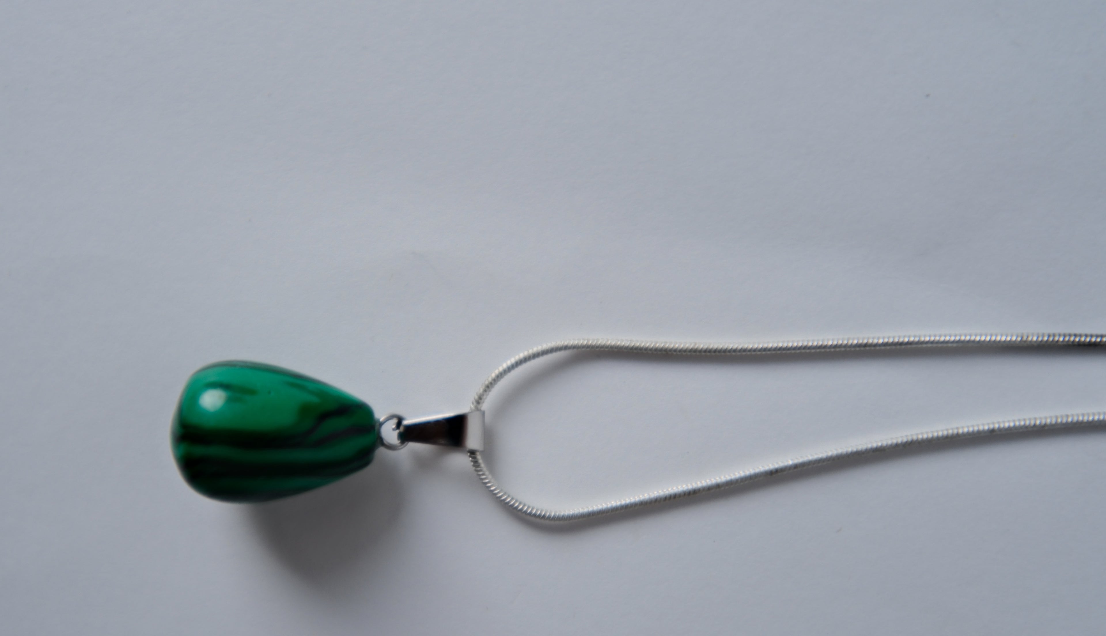 Malachite Sterling Necklace