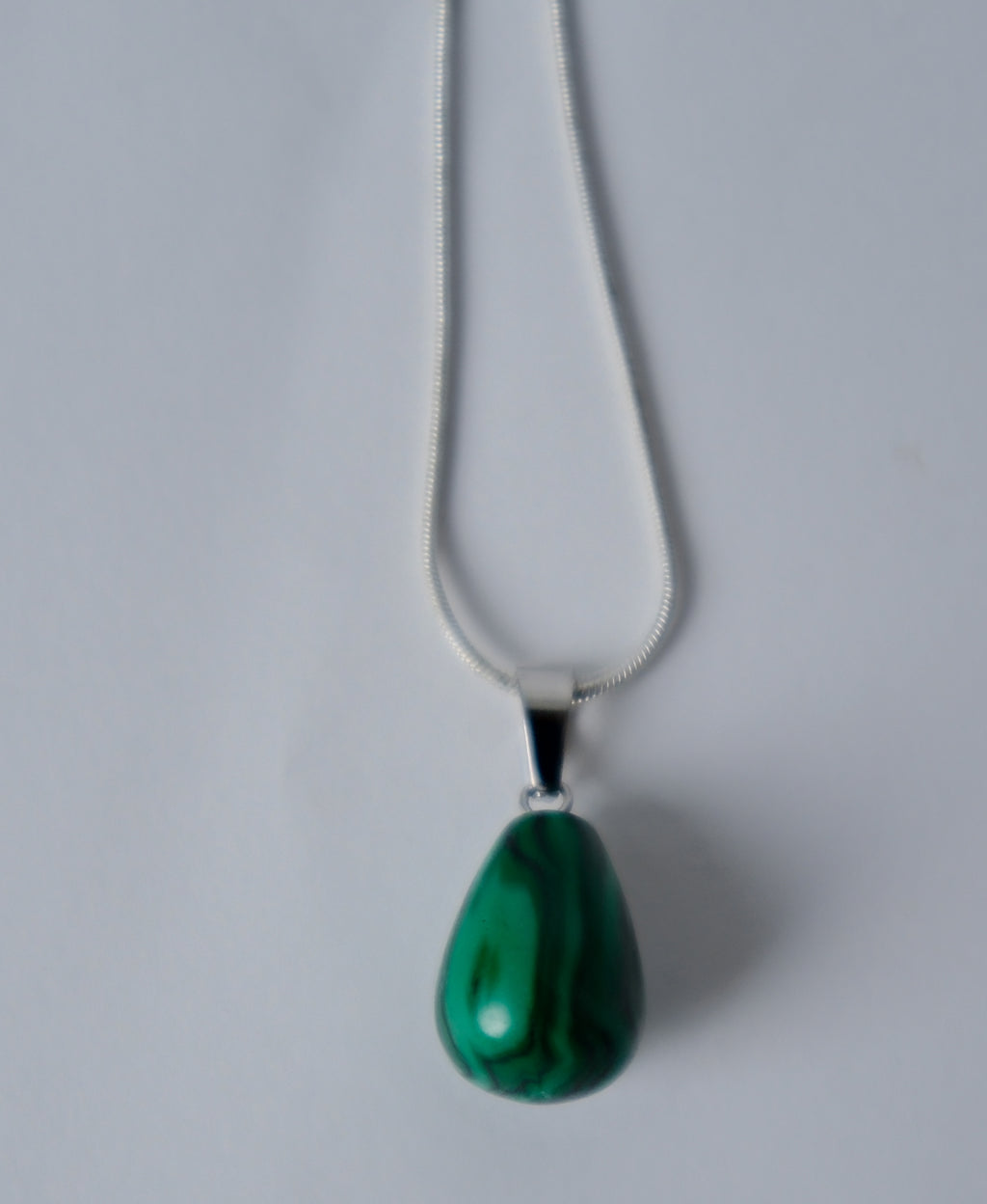 Malachite Sterling Necklace