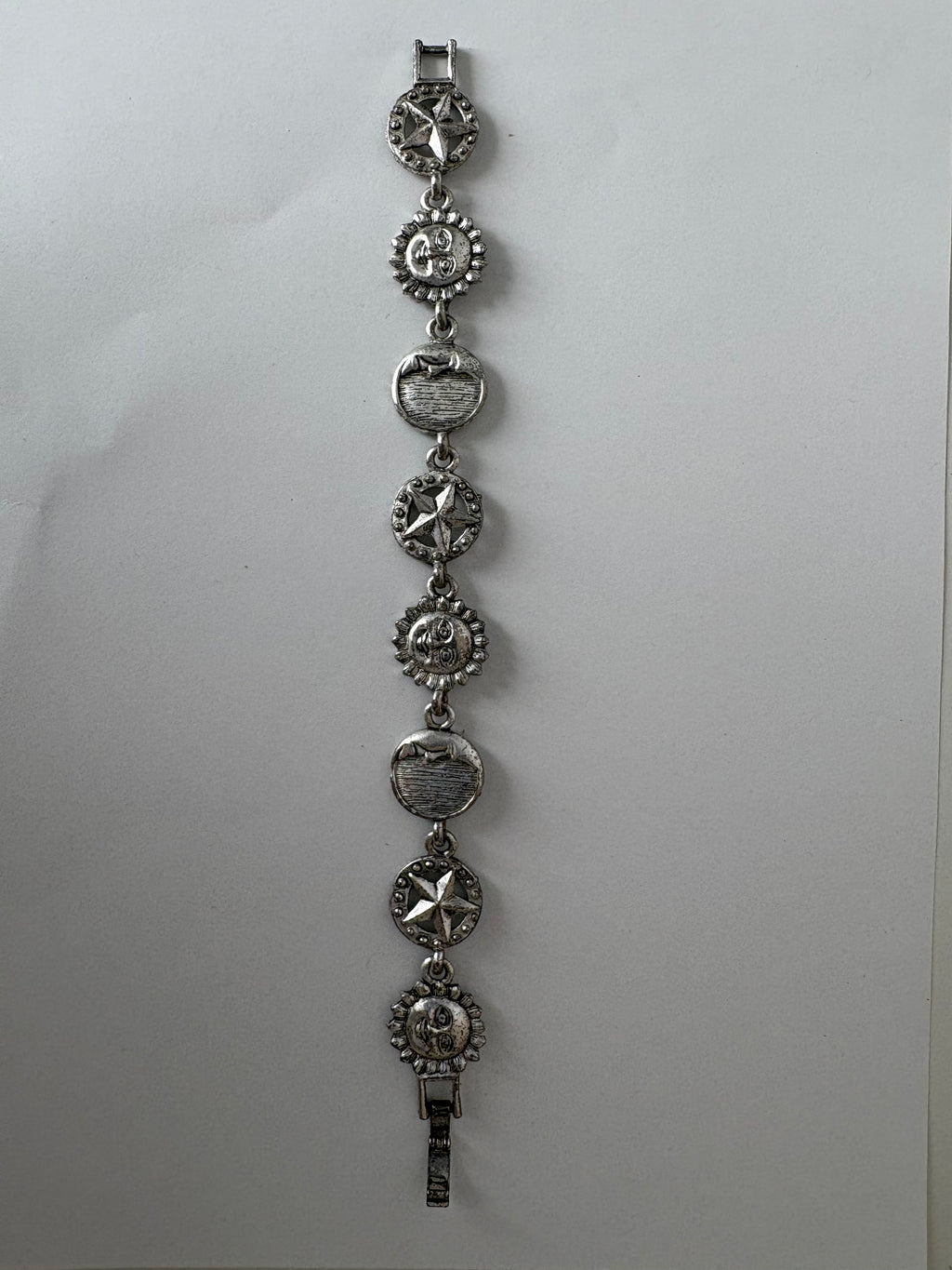 Vintage celestial link bracelet