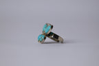 Vintage Torquoise Butterfly Statement Ring