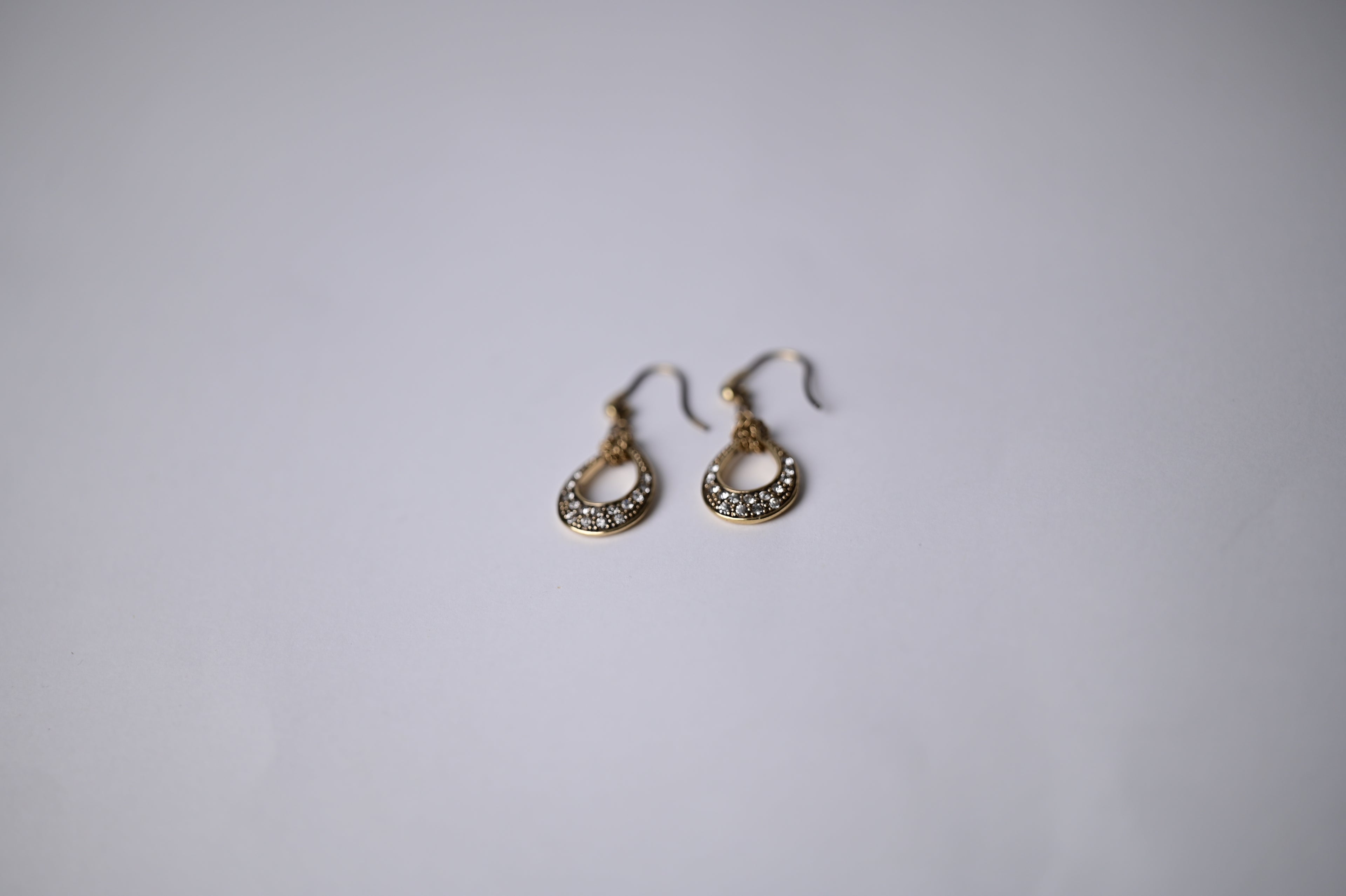 Vintage Monet Gold Teardrop Earrings