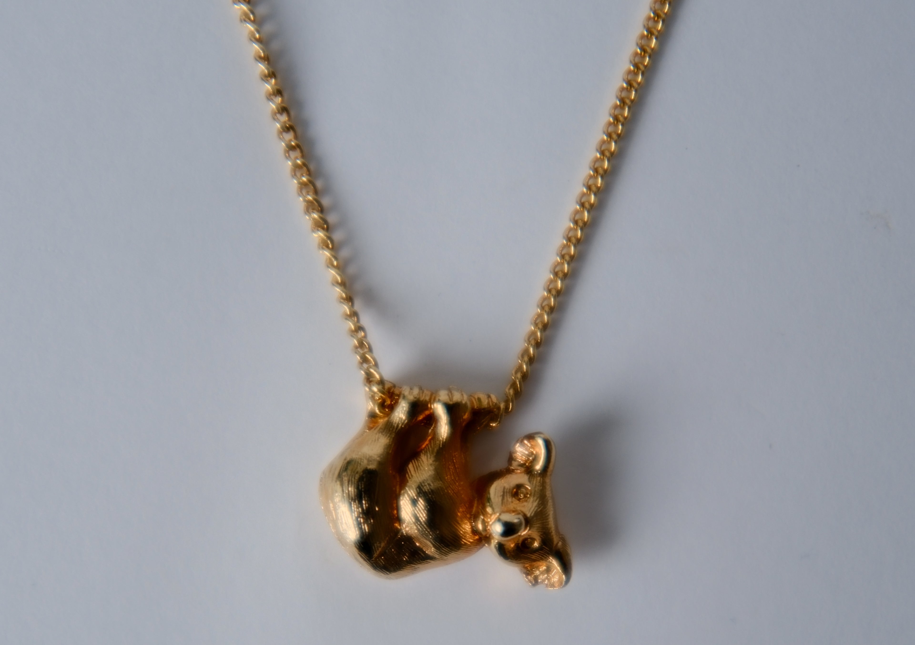 Vintage Gold-toned Koala Necklace
