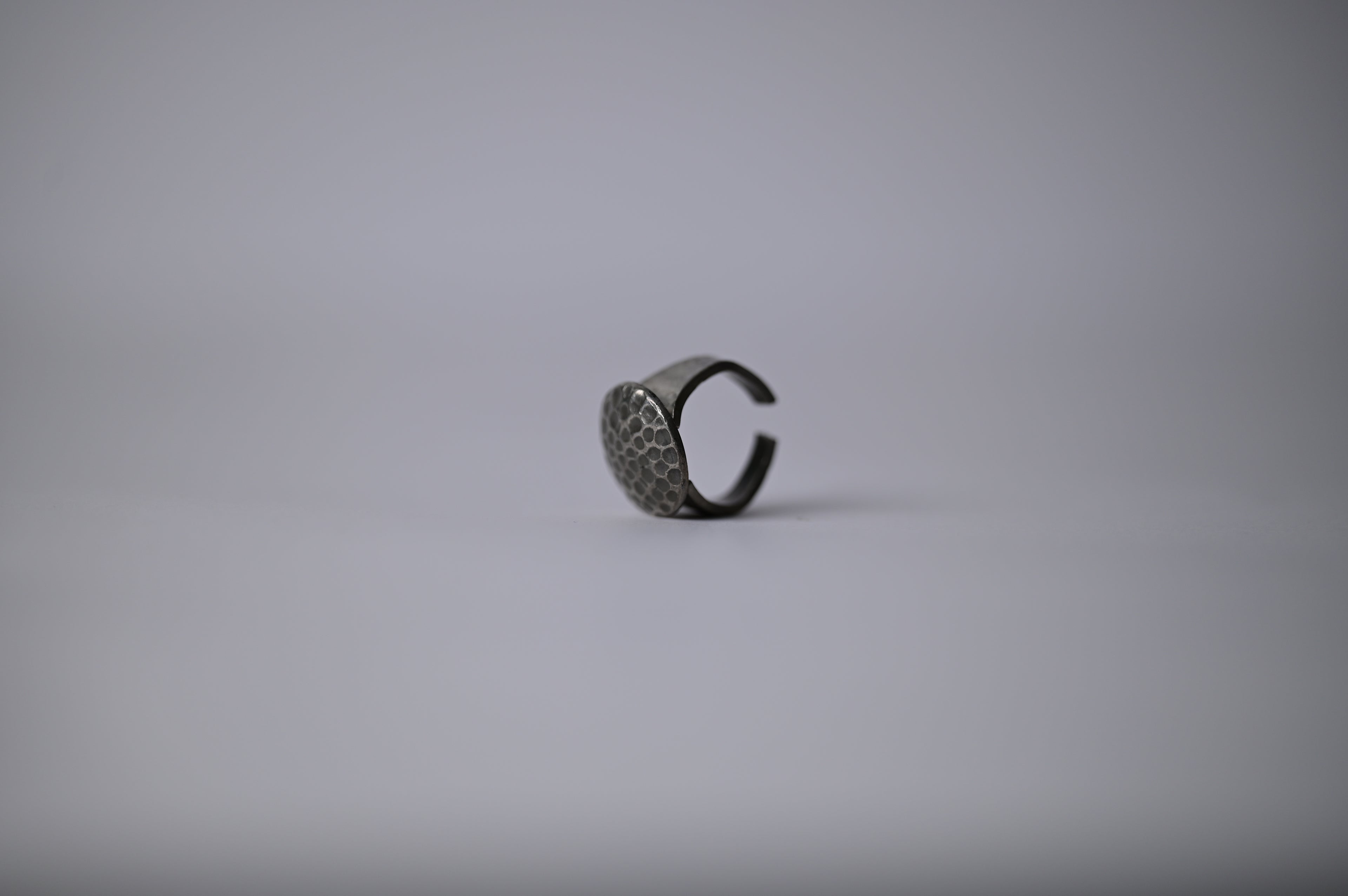 Vintage Pewter Jorgen Jensen Statement Ring&nbsp;