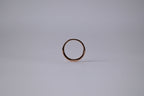 18K Gold Plated Ring with Rose tint and Rhinestones